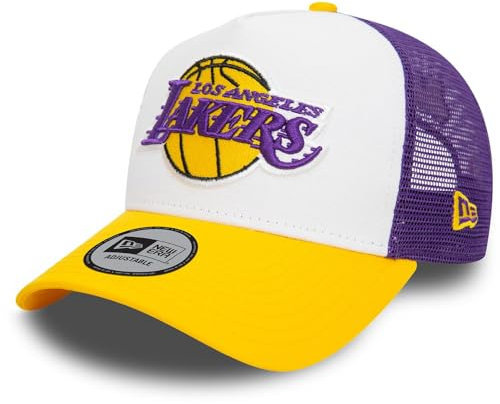 New Era Adjustable Mesh Trucker Cap - NBA Los Angeles Lakers