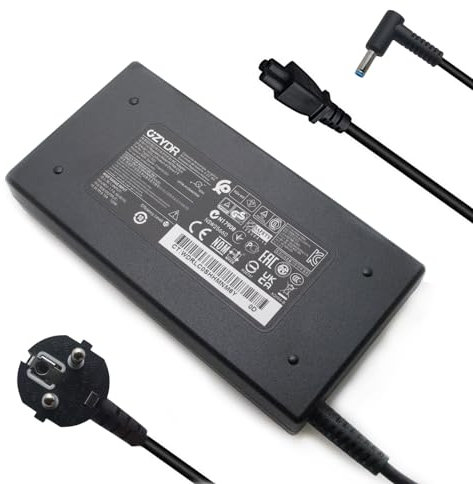 19,5V 6,15A 120W Alimentatore Caricatore 710415-001 L41856-001 per HP USB-C Dock G5 5TW10UT 5TW10AA 5TW10AA#ABB 5TW10UT#ABA USB-C/A Universal Dock G2 5TW13AA HP Omen 15-5000 15-5100 15-5200 laptops