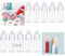 OTCRAFT 10 Pack 10ml Empty Fine Tip Applicator Bottles; Plastic Squeeze Bottle for Glue Paint Ink; Clear Liquid Dispenser Small Gluing Projects, Paper Quilling DIY Craft, Acrylic Paintin