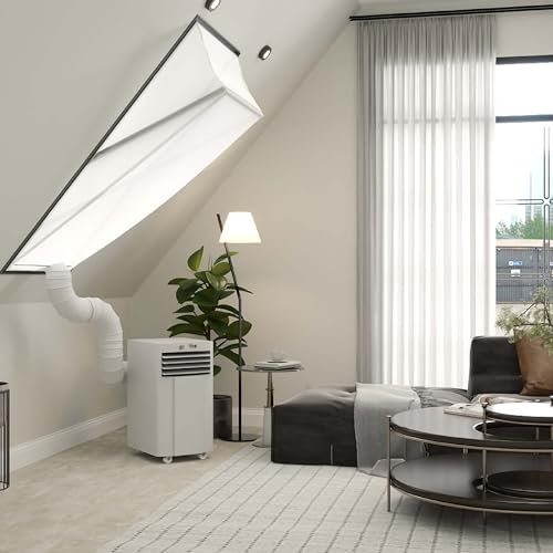 Klimaanlage Dachfenster Dichtmittel - 94 x 160 cm - Passend für Velux : PK10 (GGL 3, 410, p10) | Fakro/Optilight: Größencode 80 - Schlauchabdichtung - Klima-Trommenfenster-Dichtung