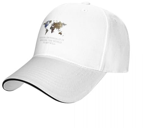 CIZIEOE Baseballmütze Basecap Europa Universalis IV - Die Welt beugt Sich Meinem Willen Baseballmütze Sportmütze Rave Teemütze Männlich Frauen