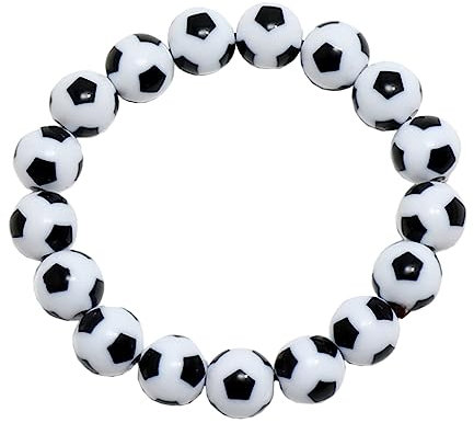 KITANDOVE Fußballarmband Für Männer Perlenarmband Für Fußballliebhaber Geburtstage Und Feiertage