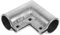 Angoily Door Corner Accessories Chain Link Fence Gate Corner Chain Link Fence Gate Elbow Chain Link Fence Hardware Fence Repair Chain Link Gate Kit Gate Corner Brackets Silver Aluminum