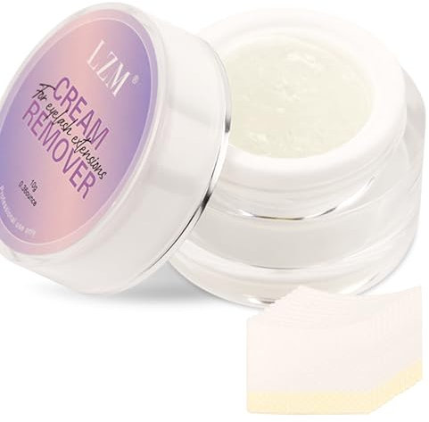 LZM Remover Cils Extension - 10g Depose Extension Cils Dissolution Rapide Produit Depose Extension Cils Faible Irritation Dissolvant Extension Cils Lash Remover Eyelash Extension Remover (01)