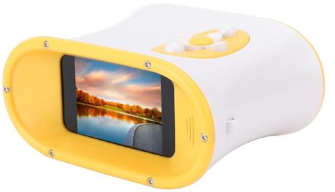 Binoculars Camera for Kids, 1080P HD Digital Telescope Camera with 2.4inch LCD Display Video Photo Recorder 8x Magnification Camcorder for Bird Watching (Yellow)