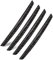 4PCS Car Door Guard Strip, Universal Car Door Edge Protector, Anti-collision Vehicle Door Protection Strip, Carbon Fiber Bumper Guard for Cars Door Protector Against Dings and Scratches