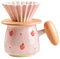 Macchina Da Caffè a Goccia Manuale Tazza da caffè con filtro for caffè, caffettiera artigianale in ceramica dipinta a mano con manico in legno