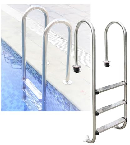 FBJAMZ Scala per Piscina, gradini per Piscina, Scala per Piscina, gradini per Piscina a 2/3 Passi, per Piscina Interna ed Esterna (3)