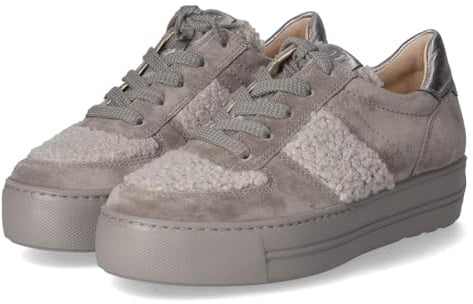 Paul Green 5487-00 Schnürhalbschuh Rauleder Damen in grau