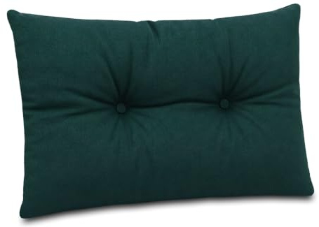 Amazinggirl Polster für Gartenmöbel Rückenkisse 40x50 cm - Lounge Kissen Outdoor Polster Balkon und Gartenmöbel-Kissen Loungekissen Gartenpolster Auflagen für Rattanmöbel Grün