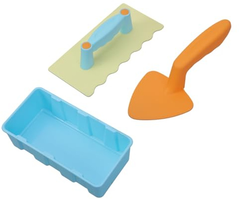 CeaBulo Kids Beach Backstein Sandform Sand Spielzeug Gartung Spielwerkzeugform Maker Accessoires Maurer Set Maurer Set