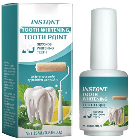 Vernice Sbiancante per Denti,Vernice Sbiancante Istantanea per Denti,Smalto per Denti Bianco Teso per Rimuovere Macchie