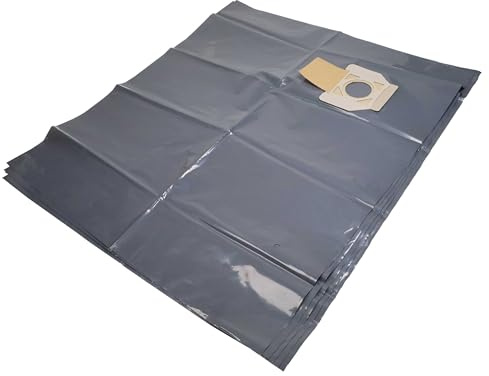 vhbw 5x Entsorgungsbeutel Ersatz für Nilfisk 302000728 für Staubsauger | 35,8cm x 20cm Grau