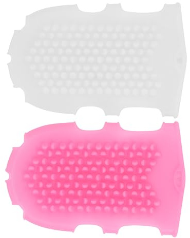 ULTECHNOVO Brosses Corps en Silicone pour Massage et Exfoliation Design Ergonomique Lot de 2 Légères et Efficaces pendant le Bain