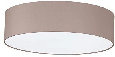 Fischer & Honsel Deckenleuchte 3x E14 max.40W Schirm Chintz cappuc, D.45cm, cappuccino, 20029