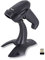 Alacrity 2D 1D QR Bluetooth Barcode Scanner with stand, Bluetooth 2,4 GHz kabelloser und kabelgebundener USB Freisprech-Barcodeleser mit Ständerfür Industrie, Einzelhandel, Logistik, Lager, 6709DB