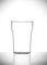 Lot de 8 verres à bière empilables en plastique polycarbonate incassable réutilisable en forme de tulipe (570 ml)