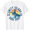 Jaws Amity Island Surf Shop 1975 Retro Logo T-Shirt
