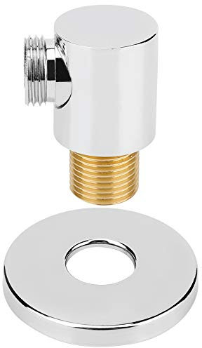 1/2 Wandanschlussbogen Dusche, 1/2 Zoll Duschschlauchanschluss, Duschschlauch Anschluss Wand, Runde Wand EAuslauf Wandzubehör für Badezimmer