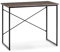 VS Venta-stock Mesa de Escritorio Cáceres, Mesa de Ordenador, Estilo Industrial, 90 (Largo) x 50 (Profundo) x 74 (Altura) cm (Negro)