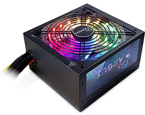 Inter-Tech Argus RGB-500W II Netzteil (20+4 Pin, ATX, Schwarz