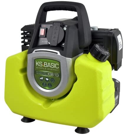 Generador inverter KSB 10i,generador de corriente 1000 W, conversión electrónica de energía eléctrica, generador de emergencia para consumidores sensibles,Euro 5,protección IP23M