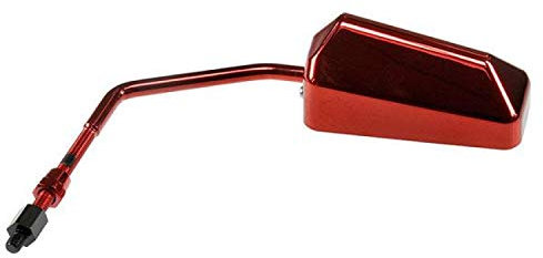 Spiegel STR8 F1-Style M8 Gewinde inkl. Adapter Linksgewinde universal rot