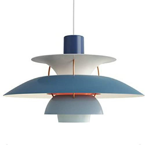 Esstisch Nordic Pendelleuchte, Industrielle Aluminium Wohnzimmerlampe Pendellampe, E27, Moderne klassisch Esstischlampe Hängelampe für Loft Cafe Bar Wohnzimmer Schlafzimmer, Höhenverstellbar (C,40CM)