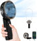 TUNISE Portable Handheld Fan, Portable Fan Rechargeable, 4000mAh, 180° Adjustable, 6 Speed Wind, Display Electricity in Real Time, USB Rechargeable Foldable Fan