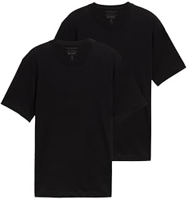 Tom Tailor Herren Doppelpack T-Shirt mit Rundhals-Ausschnitt aus Baumwolle