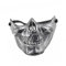 NOLITOY Maskiertes Kostüm Oder Accessoire Unisex-Maske Zum Verwöhnen Altes Gesicht Halloween Maskerade Ausgefallene Masken Zombie-Halbpartys Silberner Kopf Spezielles