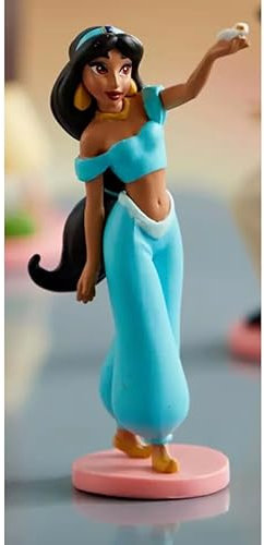Arabische Prinzessin Jasmin tanzende PVC 7,6 cm Tortenaufsatz Figur Aladdin Figur selten