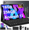 DMOAO Tablet 11 Pulgadas Android 13 con Triple Cámara(13MP+5MP+2MP), 2K FHD Tablet con IPS 2000 * 1200, 16GB RAM 256GB ROM(1TB Ampliable), 5G Wi-Fi, 2.0 GHz, BT 5.0, 8600 mAh, Teclado, Gris