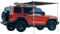 CRUSIO Auto Vorzelt, Dachträger-Markise, Autodachzelt, Einziehbare Fahrzeug-Markise, Wasserdicht UV50+, Teleskopstangen, Anhänger-Sonnenschutz, Dachzelt mit Tragetasche (Size : 160x250cm)