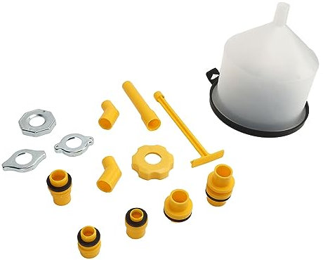 Kit D'adaptateur de Purge de Liquide de Refroidissement Anti-éclaboussures - Kit D'entonnoir de Liquide de Refroidissement 15 Pièces pour Voiture, Yacht, Bateau