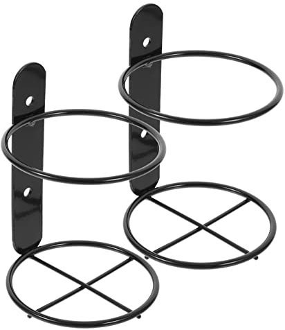 Garneck 2pcs Wall Mounted Wine Rack Sturdy Wine Holder for Home Bar Metal Single Bottle Display Shelf for Home Decor and Present for Hotels Restaurants and Shops