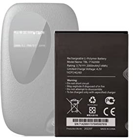 HIGHAKKU Batteria di ricambio TBL-71A2000 compatibile con router WLAN, Mobile Wireless Hotspot T-PLink M5250 / M5350 / M7000 / M7200 / M7300 / M7350 (versione 5 & 5.1)