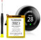 for Nest Thermostat Battery,[980mAh] (𝟮𝟬𝟮4 𝗡𝗲𝘄 𝗨𝗽𝗴𝗿𝗮𝗱𝗲𝗱) TL284443 Battery Li-Polymer Battery for Nest Learning Thermostat 2nd 3rd Generation, T3007ES, T3008US, T4000ES, A0013