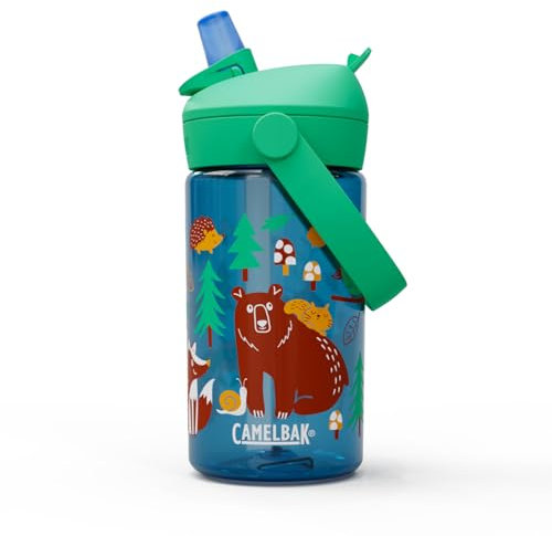 CAMELBAK – Kinder-Wasserflasche 400ml – Tritan Renew mit Flip-Strohhalm, BPA-frei für Schule & Abenteuer – Tragbar, spülmaschinenfest **400 ml**