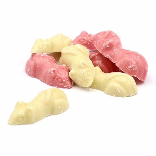Hanahs Pink & White Chocolate Candy Mice 3kg