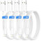Câble iPhone [1+1+2+2M/Lot de 4] Certifié MFi, Cable Chargeur iPhone pour iPhone 14 13 12 11 Pro Max/XS/XR/8/7/6/SE, Câble Lightning USB iPhone Cable Cable iPhone USB Cordon iPhone Fil Charge Rapide