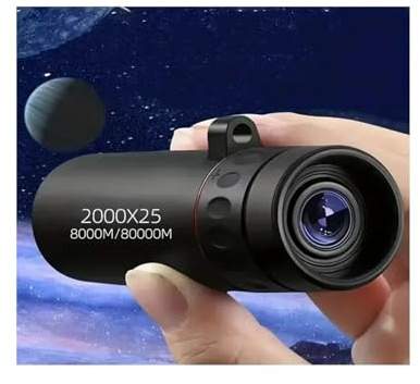 Mini 2000x25 Outdoor HD Monokulare Teleskop Handy mit Halter Camping Jagd Vogelbeobachtung Teleskope(2000x25 Telescope)