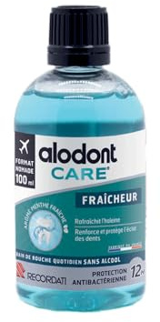 ALODONT CARE Fraîcheur | Bain de bouche quotidien | Rafraîchit l’haleine | Prolonge l’efficacité du brossage | Renforce et protège l’éclat des dents | À partir de 7 ans | 100 ml