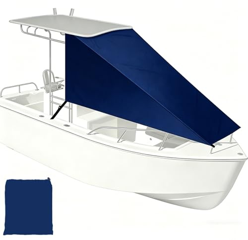 JCSRYD Tendalino Prora T-Top per Copertura di Gommone, Parasole Tessuto Oxford 600D Impermeabile, Copertura Solare con Protezione UV50+ per Barca con Console Centrale