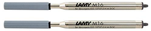 Lamy M16 Ersatzmine für Lamy Kugelschreiber F blau, 2 x 1