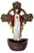DIVINITY COLLECTION The Sacred Heart of Jesus Holy Water Font Religious Sacrament Wall Decor 6.75 inches