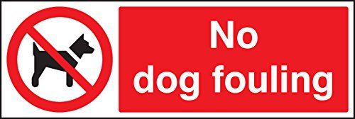 Prohibition Signs - No dog fouling - Rigid Plastic