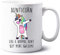 Virosa Funny Aunticorn Mug – Like a Regular Aunt, Only More Magical – Cute Unicorn Mug Gift for Auntie, Aunty, or Godmother – Birthday, Christmas, Mother’s Day – 11oz Ceramic Coffee Cup
