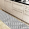 99 DECO - Tapis de Sol Antidérapant Carreaux de Ciment Louise - 50X200cm