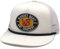 WHISKEY BENT HAT CO. Fleetwood Snapback-Hut im Vintage-Stil, verstellbar, mit Seil, Weiss/opulenter Garten, Einheitsgröße